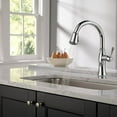 thumbnail image 5 of Delta Faucets Cassidy Single Handle Kitchen Faucet, Polished Chrome | 9197-DST, 5 of 5