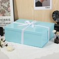 thumbnail image 4 of Caja de regalo OBMMIRAO extra grande 43x33x15 cm azul con tapa, 4 of 7