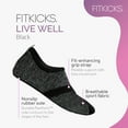 thumbnail image 3 of FITKICKS Live Well Active Footwear Quick Dry Foldable Water Shoes, Heathered Black/Black (Women's), 3 of 8