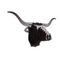 thumbnail image 3 of LCM Home Fashions, Inc. 3D Faux Longhorn Head Sculpture, 3 of 4