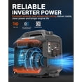 thumbnail image 4 of NOVUS 4125 Watt Portable Inverter Generator with Wheels & Handle, 158cc Engine Gas Generators with RV-Ready, Quiet and Lightweight for Camping, Home and RV, with CO Sensor, Eco Mode, Epa Compliant, 4 of 10