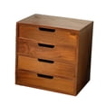 thumbnail image 2 of Organizador de escritorio de madera, archivador de madera para dormitorio, mesa interior 25x175x25 cm, 2 of 9