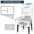 thumbnail image 5 of Flower Branch Dining Chair Slipcovers Chair Protectors Seat Covers For Dining Room Hotel Kitchen Wreath Lease Marriage, 5 of 8
