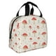 thumbnail image 2 of Easygdp Flat Mushrooms Bolsa Térmica Premium - Tela Oxford Impermeable, Gran Capacidad, Bolsillo Frontal, Unisex para Trabajo, Escuela, Actividades al Aire Libre y Picnics, 2 of 8