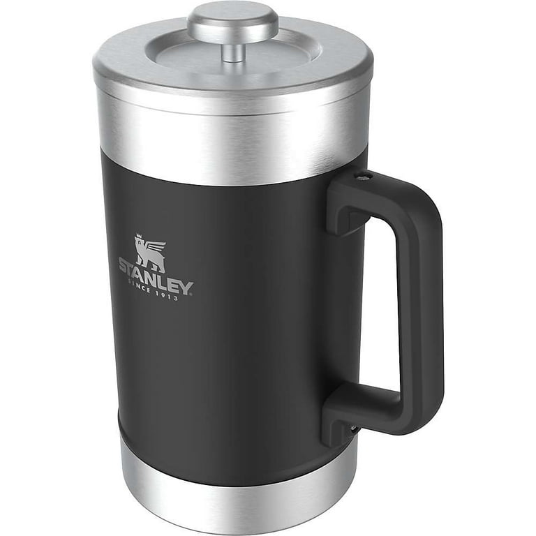 Stanley French Press 48oz Stainless Steel Coffee Press White