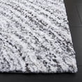 thumbnail image 3 of Safavieh Glory Maksim Abstract Shag Runner Rug, Ivory/Gray, 2'3" x 8', 3 of 10
