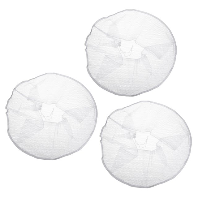 Unique Bargains 18 Inch Washable Dustproof Mesh Net Electric Fan Dust Cover, White 3 Pack