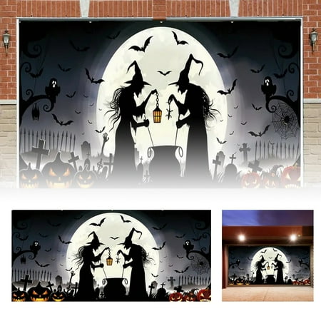 

awzxde Halloween Decorations Background Set Party Hexenbiest for Photography and Garage Party Decorations