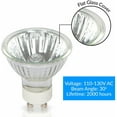 Simba Lighting Halogen GU10 120V 35W Bulbs MR16 Reflector with Cover