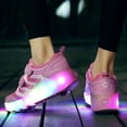 thumbnail image 6 of YAZI Kids Roller Shoes Boy Sneakers with Wheels Become Girl  Sport Sneaker with Led for Christmas Birthday Children Show Gift, 6 of 16