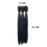 (4 pack) Darling Pre-Stretched Thrive Braid Hair 3X Pack, Adult, 52 inch, #1, Female