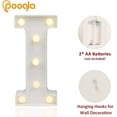 thumbnail image 3 of LED Marquee Letter Lights Sign, Light up Alphabet Letter for Home Party Wedding Decoration I, 3 of 11