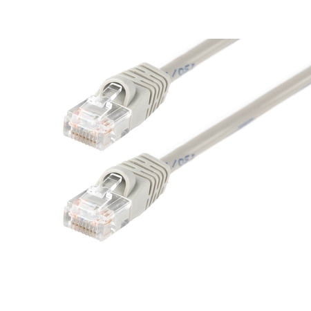 Monoprice Cat5e Ethernet Patch Cable - 25 Feet - Gray | Network Internet Cord - RJ45  Stranded  350Mhz  UTP  Pure Bare Copper Wire  24AWG price history on PriceWatchPro
