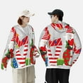 thumbnail image 4 of Balery Christmas Gnome With Love Sudadera ligera de manga larga con capucha y protección solar UPF 50+ para hombre y mujer, ideal para pesca y running-Large, 4 of 7