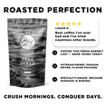 thumbnail image 4 of Sea State Coffee True North Roast Single Origin Colombian Whole Bean Coffee Dark Roast 12 oz, 4 of 6
