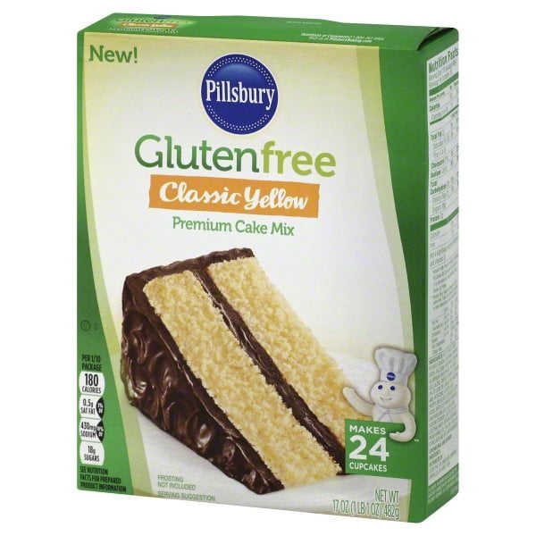 Pillsbury Gluten Free Classic Yellow Cake Mix, 17-Ounce
