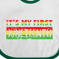 thumbnail image 4 of Inktastic It's My First Juneteenth Red, Yellow, and Green Boys or Girls Baby Bib, 4 of 4