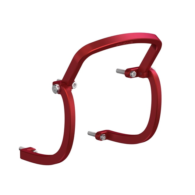 Seitruly Lente de cámara Sunnylife, Protector anticolisión de aleación de aluminio, grabadora de vídeo, barra protectora, cardán, parachoques, piezas Accesorios para aéreos Rojo