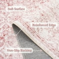 thumbnail image 6 of area rug Nursery Rug for Baby Girl Neutral Blush Pink Boho Floral Washable Soft Faux Wool Area Rugs for Living Room Bedroom,5x7ft indoor rug decoration Independence, 6 of 9