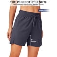 thumbnail image 6 of WQD 2 Pack Womens Athletic Shorts Basic Running Shorts Lightweight Quick Dry Gym Workout Shorts with Pockets, 6 of 7