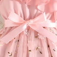 thumbnail image 6 of Coerni Girls One Shoulder Flower Girl Dress Kids Toddler Lace Tulle Tutu Long Dress Princess Dresses Sequin Tulle Ball Gown, 6 of 6