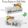 thumbnail image 3 of Caja decorativa de baño LotFancy Hello Sweet Cheeks, paquete de 2, 3 of 8