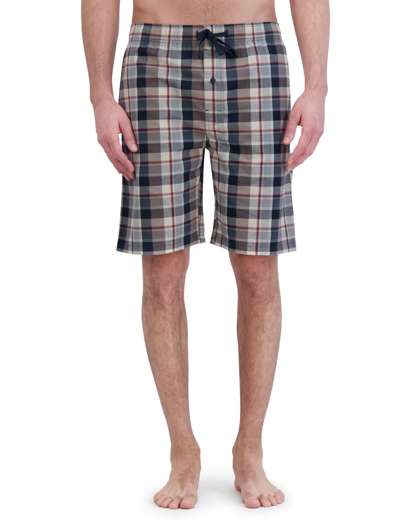 Hanes men's Stretch Woven Sleep Jam Shorts - 2-Pack - Walmart.com
