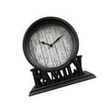 thumbnail image 1 of Round Table Clock Decorative Silent Clock Living Quartz Movement for Shelf Kitchen Decors StyleA, 1 of 9