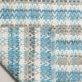 thumbnail image 5 of SAFAVIEH Montauk Candelario Geometric Cotton Area Rug, Aqua/Multi, 8' x 10', 5 of 9
