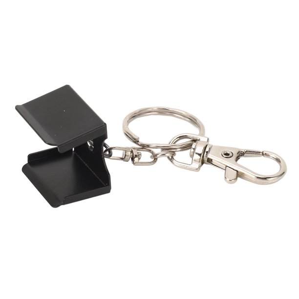Soporte para tiza de billar resistente a la suciedad clip para soporte de tiza limpio acero inoxidable con llavero para deporte ANGGREK Otros