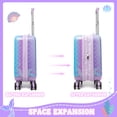 thumbnail image 6 of Kids Carry on Luggage Sets for Girls Lightweight Suitcases with Wheels Hardshell with Travel Pillow School Backpaak for Toddler Travel Essential, 6 of 7