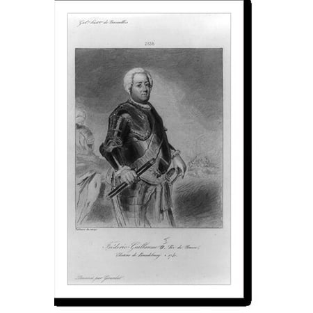 Historic Print, Friedrich Wilhelm I, King of Prussia, 1688-1740, 16" x 20"