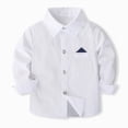 thumbnail image 6 of 2-3 Years Toddler Dress Suit Baby Boys Gentleman Clothes Sets 2Pcs Long Sleeve T Shirt Tops Plaid Vest Coat Pants Child Kids Gentleman Outfits 12 18 Months 2T 3T Boys Fashion Outfits,Blue, 6 of 9