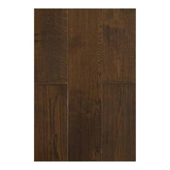 Pemberly Row Traditional 1/2x7" Hardwood Flooring in Oak Chestnut