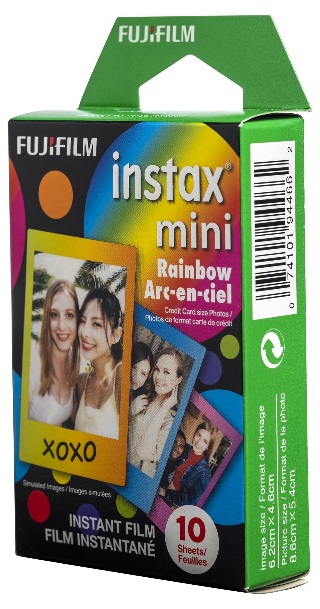 Fujifilm Instax® Mini Rainbow Instant Film Pack