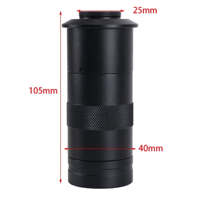 Cs C-Mount Microscope Caméra Zoom Monoculaire pour Microscope Vidéo Caméra 8X-130X