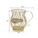 thumbnail image 2 of Toystoory Cesta de almacenamiento de café Contenedores Estante para refrigerios de escritorio En forma de taza Soporte para alimentos de frutas Juegos de servir café y té Dorado, 2 of 6