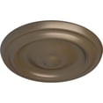 thumbnail image 3 of Ekena Millwork 9 5/8"OD x 1 1/8"P Maria Ceiling Medallion (Fits Canopies up to 1 3/4"), Hand-Painted Warm Silver, 3 of 6