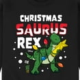 thumbnail image 3 of Toy Story - Christmas Saurus Rex - Men's Crew Neck Fleece Pullover, 3 of 5