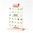 thumbnail image 2 of Standing Desk Calendar with Flip Clip Holder, 2026- 2027 Monthly Planner with US Holidays Daily Note & Home Planning Function, 2 of 5