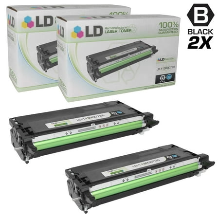 Standard Capacity Phaser Compatible Replacements for Xerox Phaser 113R00726 Set of 2 High Capacity Black Laser Toner Cartridge for use in the Phaser 6180, 6180DN, 6180MFP, 6180MFP/D, 6180MFP/N & 6180N Printers ()