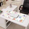 thumbnail image 3 of Long Mouse Pads for Desk,Pioneer Flower Floral Print Pattern Desk Mats on Top Of Desks, Desk Mouse Pad Extra Large with 3mm Non-Slip Base and Stitched Edge for Gaming,Office,Work,Home 31.5"x15.7", 3 of 6