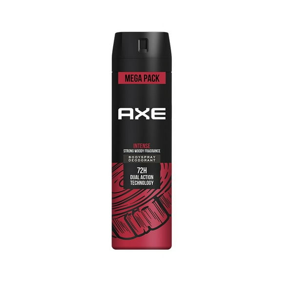 Axe Gold Temptation + Dark Temptation + Intense Body Deodorant Spray For Men Pack Of 3X 215ml, 7.2 Fl.oz. Each | Long Lasting No Gas - 72Hr Dual Action Technology | Fresh Fragrance For Boys