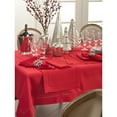 thumbnail image 5 of Saro Lifestyle Rochester Collection Red Table Runner with Hemstitched Border 16"x90", 5 of 5