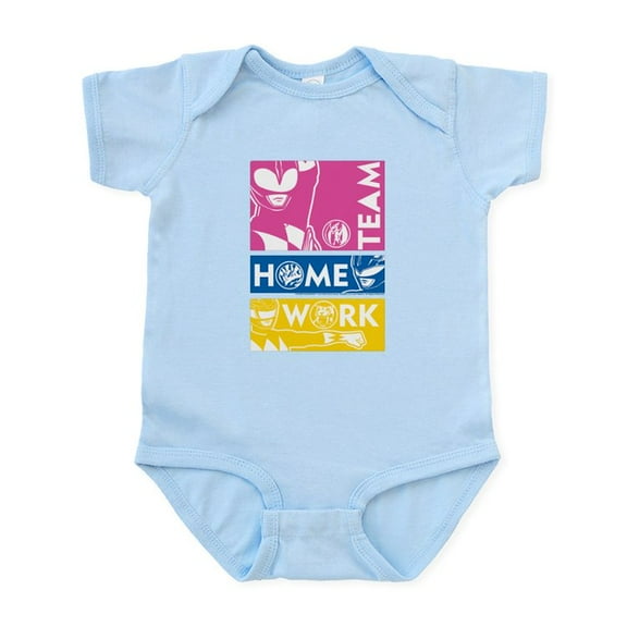 CafePress - Power Rangers Team Home Work - Baby Light Bodysuit, Size Newborn - 24 Months