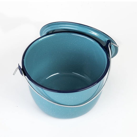 Olla Convexa Cinsa 30 cm Peltre 13.1 Lt con Tapa y Asa Azul 32650