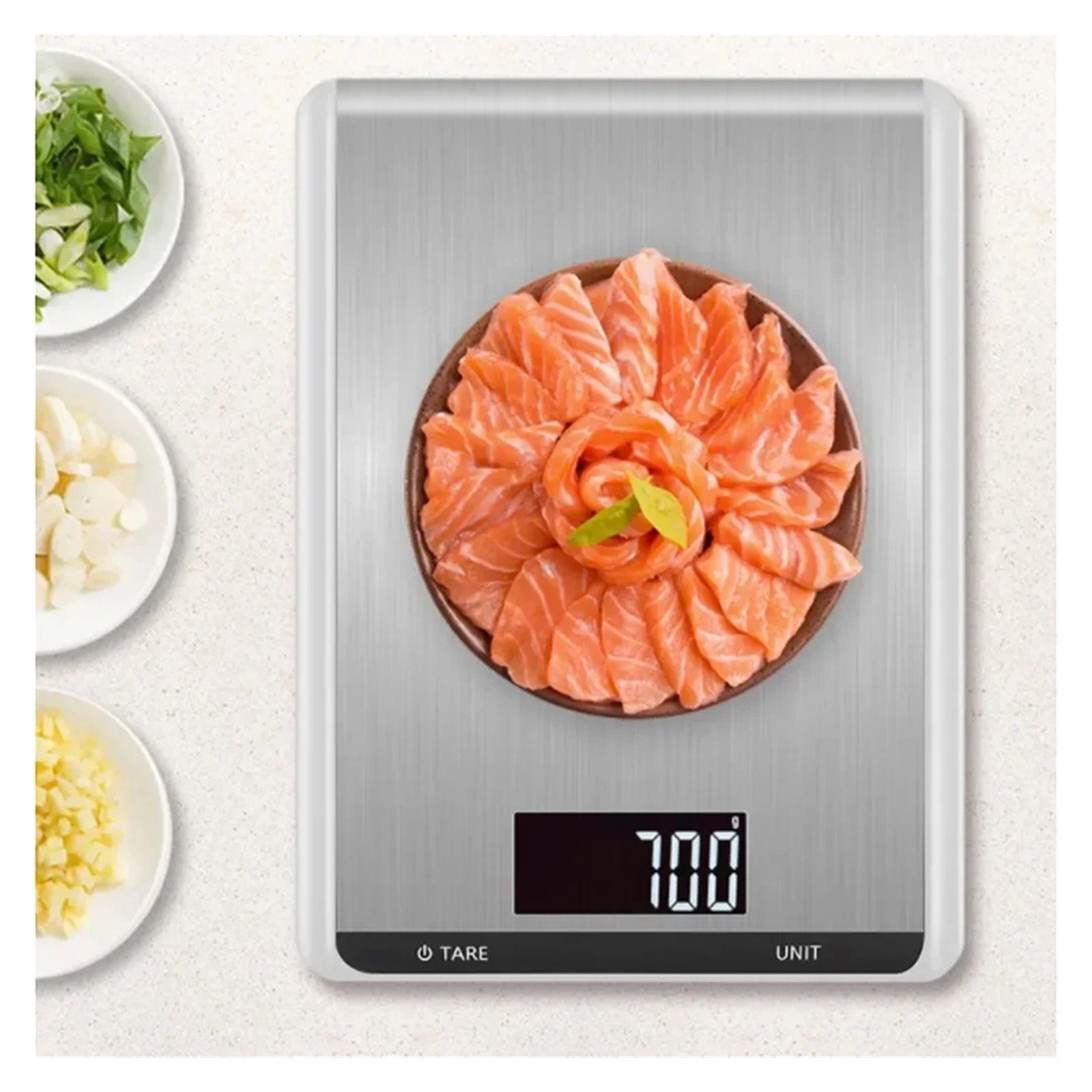 Kitchen Scale Weighing Food Coffee Balance Smart Electronic Digital Scales Stainless Steel Design