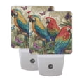 thumbnail image 7 of LED Sensor Night Light Auto On/Off Dusk to Dawn Lamp for Bedroom Hallway Colorful Beautiful Parrots 2 Pack, 7 of 7