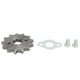 thumbnail image 3 of Rueda Dentada Delantera De Motocicleta, Rueda Dentada De Motor De Alta Dureza Fuerte Instalación Simple 13T Acero Para 50cc-160cc Chino ATV Quad Dirt Bike OTVIAP Motorcycle Front Engine Sprocket, 3 of 8