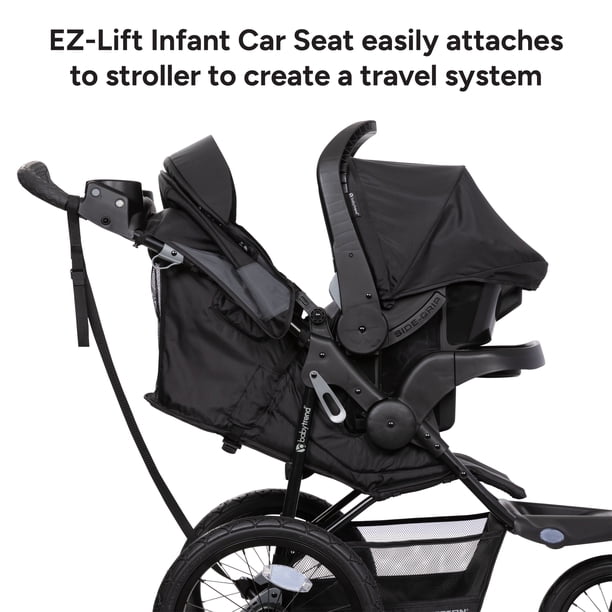 Baby Trend Expedition Zero Flat Jogger Travel System with Led